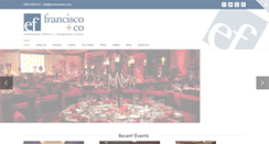 Desktop Screenshot of franciscoandco.com